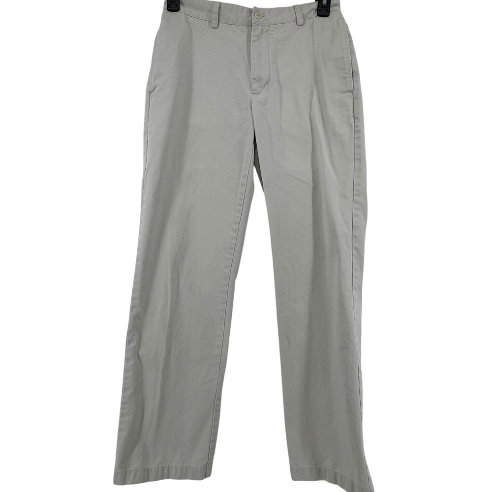 Vineyard Vines Club Pant Golf Mens 30x30 Gray Straight Leg Cotton Twill‎ Khakis